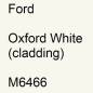 Preview: Ford, Oxford White (cladding), M6466.